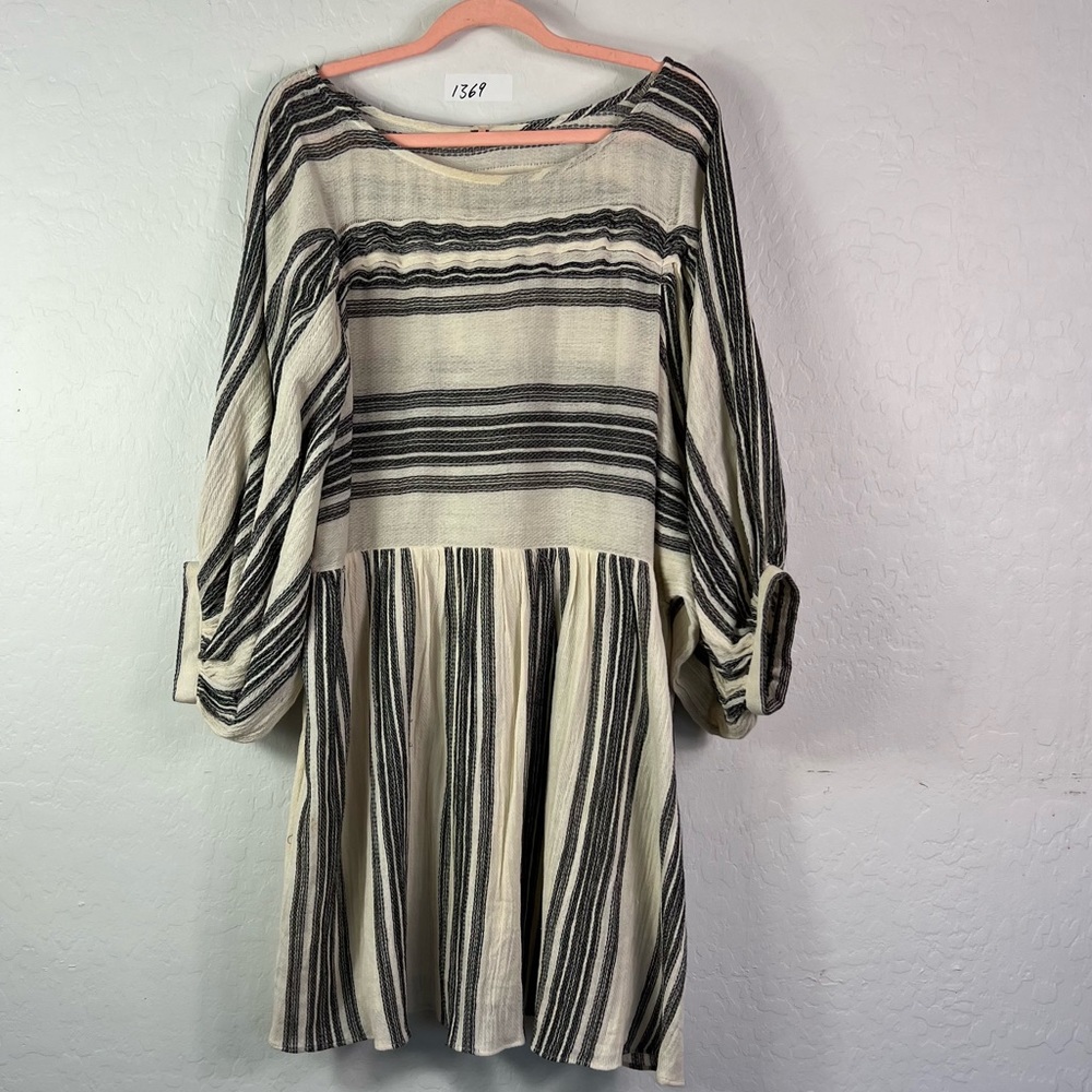 Free People Dresses | Free People Mini Dress | Color: Black/White